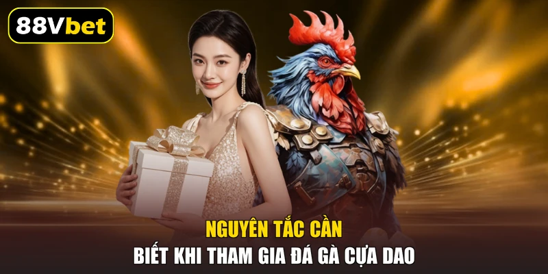 Nguyên tắc cần biết khi tham gia đá gà cựa dao